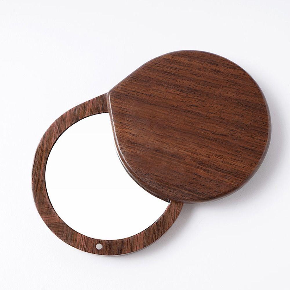 Foldable Black Walnut Wood Makeup Mirror Rotatable Compact Pocket Mirror Beauty бежевий
Foldable Black Walnut Wood Makeup Mirror Rotatable Compact Pocket Mirror Beauty бежевий
