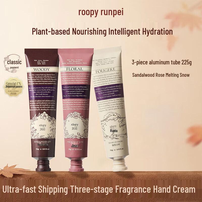 Runpei Botanical Fragrance Hand Cream Trio
Runpei Botanical Fragrance Hand Cream Trio