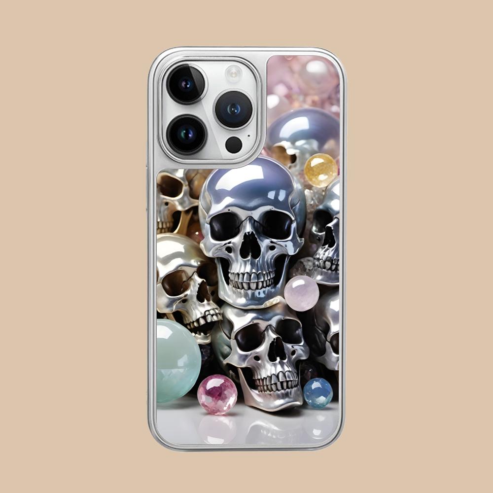 Luxury Silver Skull Mobile Phone Case for iPhone 17 16 15 14 13 12 11 Air Pro Max Plus Silver Plating Colorful Cover Cover iPhone 11
Luxury Silver Skull Mobile Phone Case for iPhone 17 16 15 14 13 12 11 Air Pro Max Plus Silver Plating Colorful Cover Cover iPhone 11