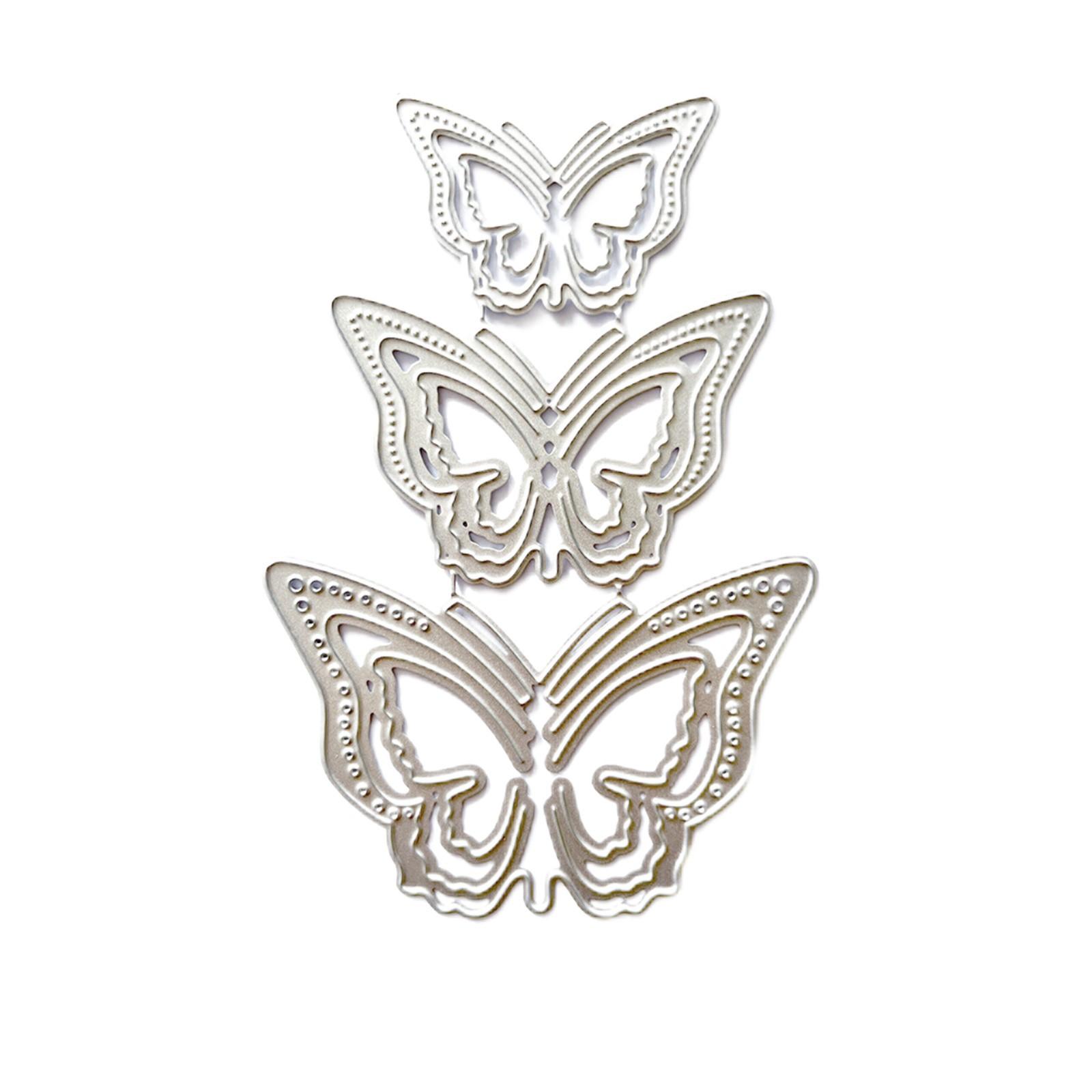 New 3 Pcs Three-dimensional Butterfly Metal Cutting Die Mould Scrapbook Decoration Embossed Photo Album Decoration Card Making One Size
New 3 Pcs Three-dimensional Butterfly Metal Cutting Die Mould Scrapbook Decoration Embossed Photo Album Decoration Card Making One Size