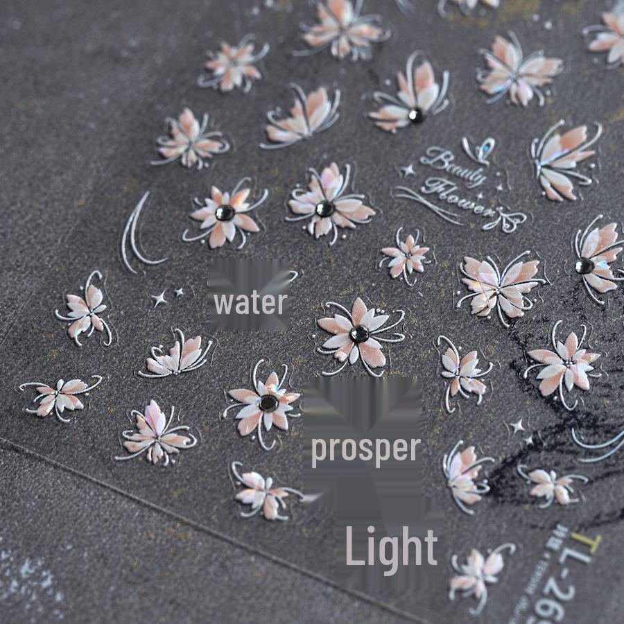 TENSOR Frosted Self-Adhesive Nail Stickers with Rhinestones (TL-269) - Hot Stamping Series
TENSOR Frosted Self-Adhesive Nail Stickers with Rhinestones (TL-269) - Hot Stamping Series