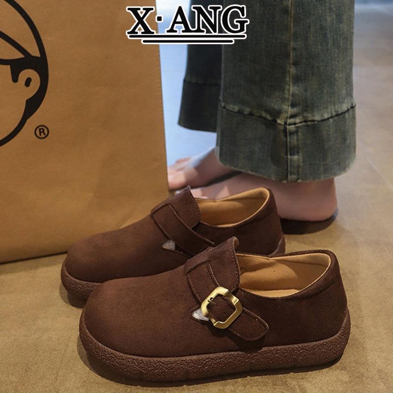 Cowhide version all-inclusive new autumn shoes women s one-pedal lazy single shoes casual child 35
Cowhide version all-inclusive new autumn shoes women s one-pedal lazy single shoes casual child 35