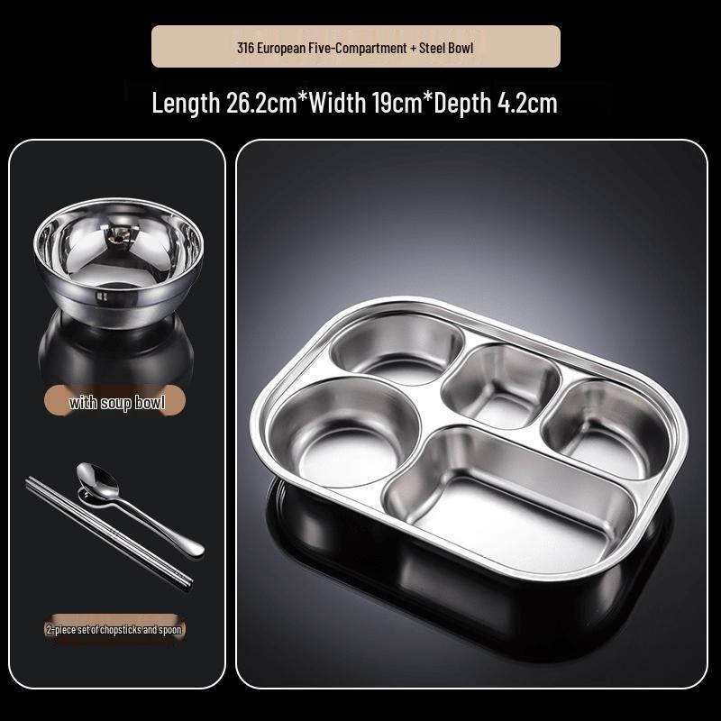 Yuanbin Yanno 316 Stainless Steel Compartmented Lunch Box
Yuanbin Yanno 316 Stainless Steel Compartmented Lunch Box