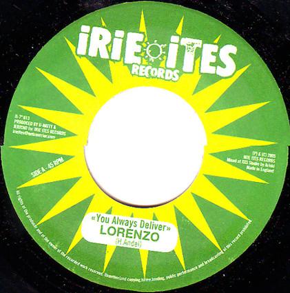 7inch Record LORENZO / RAS MAC BEAN - You Always Deliver / Dragon II7013 Irie Ites Recor 2005 France Reggae, Ska & Dub Used
7inch Record LORENZO / RAS MAC BEAN - You Always Deliver / Dragon II7013 Irie Ites Recor 2005 France Reggae, Ska & Dub Used