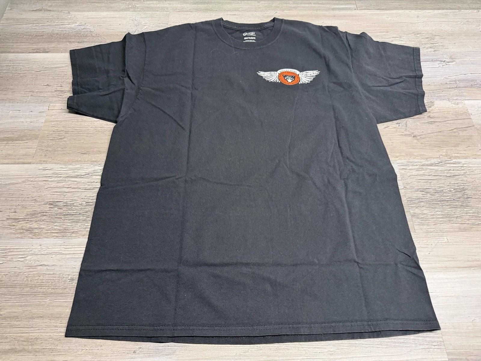 Harley-Davidson Wolverine T-Shirt Size XL Clinton Twp Michigan Black Biker Tee S
Harley-Davidson Wolverine T-Shirt Size XL Clinton Twp Michigan Black Biker Tee S