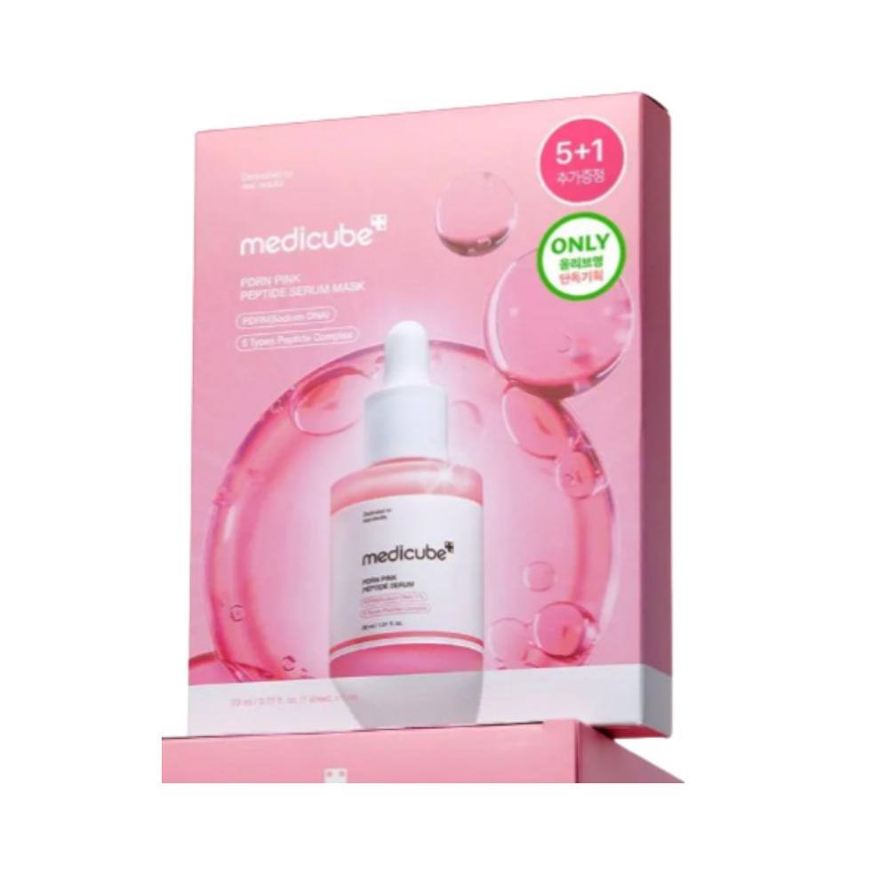 MEDICUBE PDRN Pink Peptide Ampoule Sheet Mask Skin Repair & Hydration Care 5+1 Sheets
MEDICUBE PDRN Pink Peptide Ampoule Sheet Mask Skin Repair & Hydration Care 5+1 Sheets