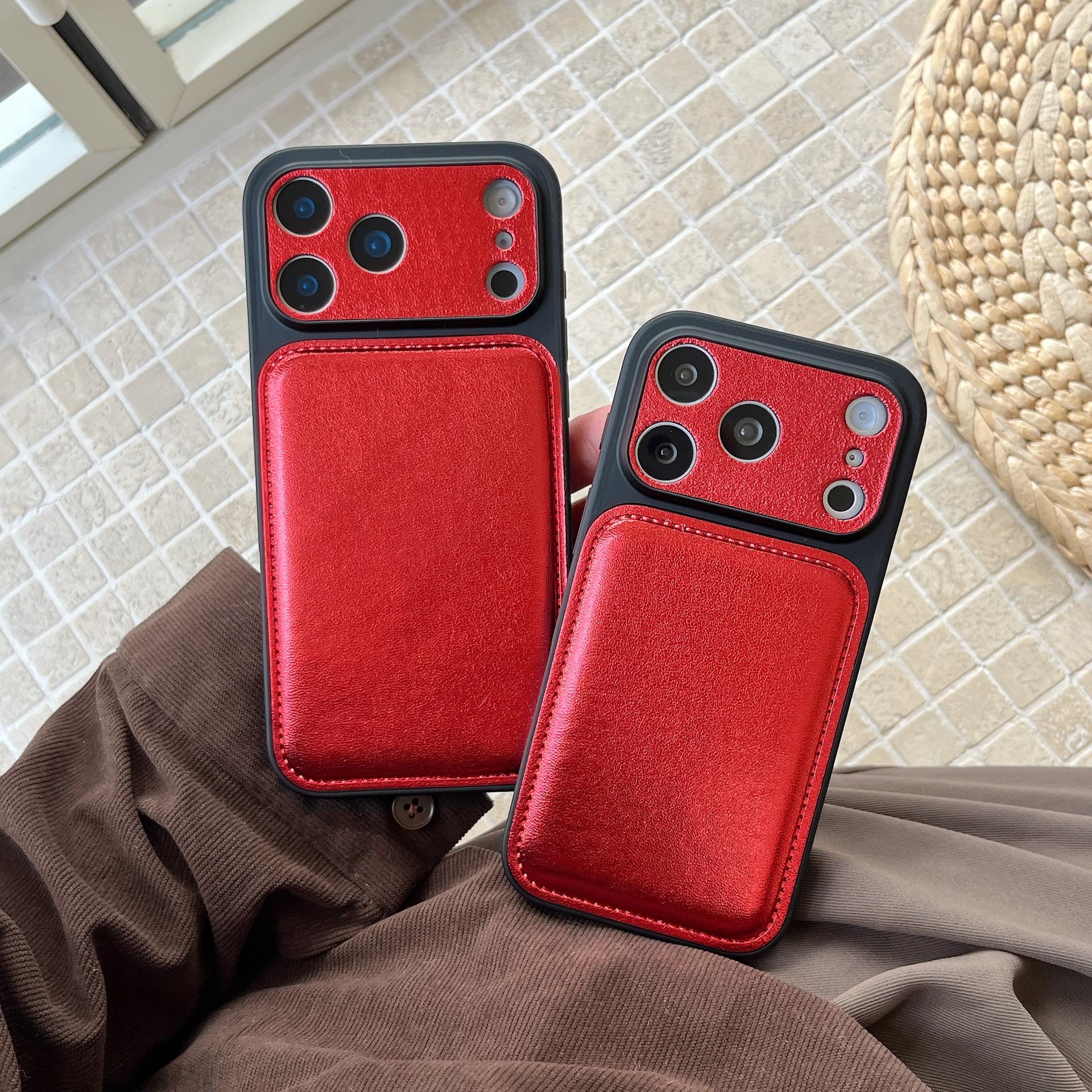 Retro Wine Red Padded Leather Phone Case for Apple (Autumn/Winter Edition) Leather Cover чёрный
Retro Wine Red Padded Leather Phone Case for Apple (Autumn/Winter Edition) Leather Cover чёрный