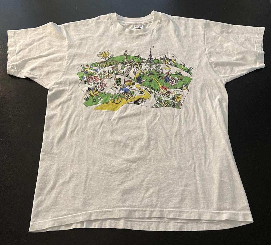 Vintage Butterfield & Robinson Biking & Walking Europe 1990 100% Cotton T-shirt Mens Tees Top, Size: XL 2XL
Vintage Butterfield & Robinson Biking & Walking Europe 1990 100% Cotton T-shirt Mens Tees Top, Size: XL 2XL
