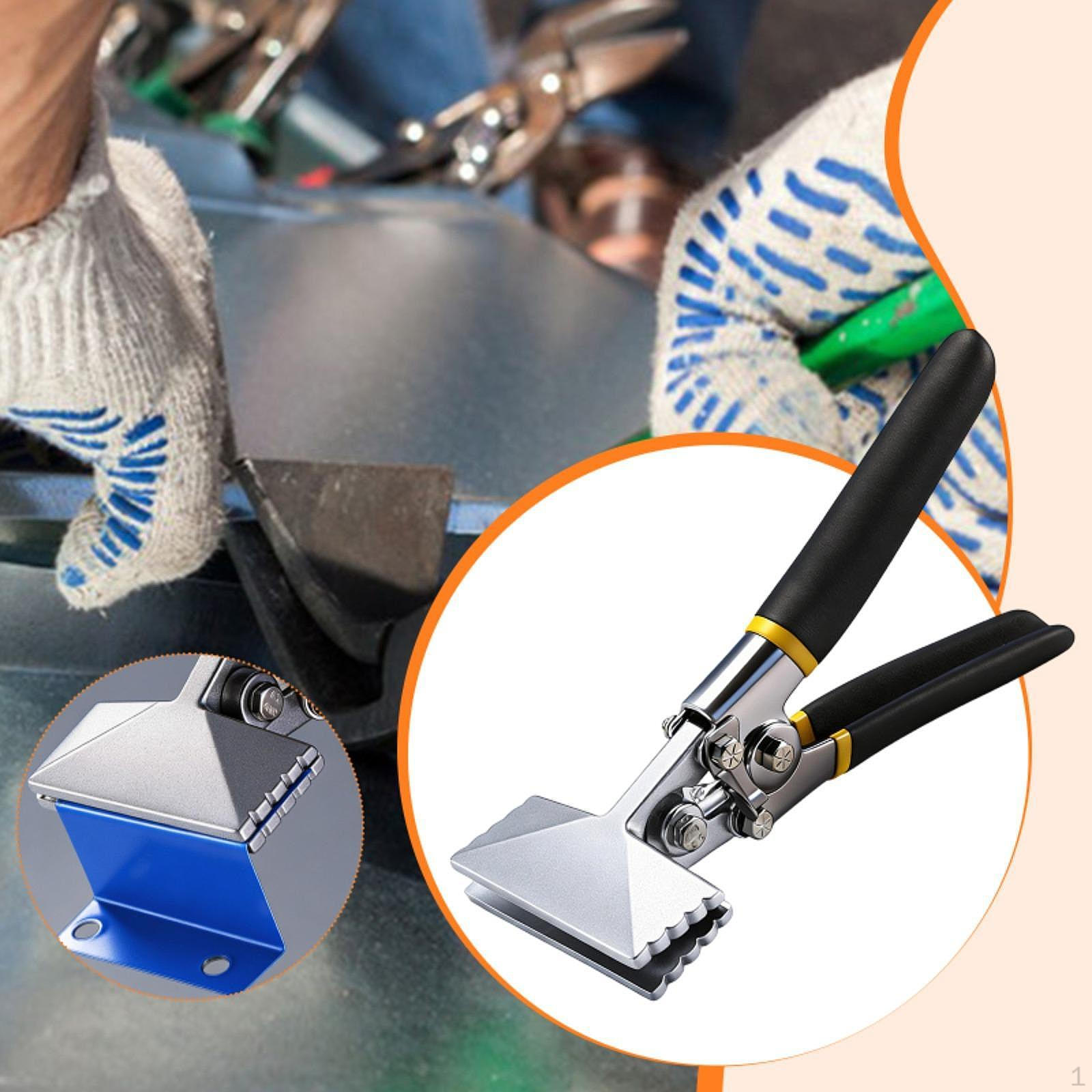 Hand Folding Pliers for Sheet Metal Bending, Carbon Steel Construction, Portable Bending Tool with Straight Handle
Hand Folding Pliers for Sheet Metal Bending, Carbon Steel Construction, Portable Bending Tool with Straight Handle