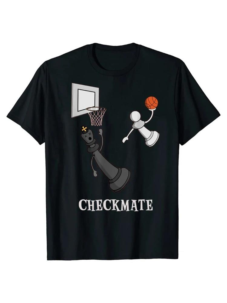 Funny Checkmate Chess Basketball Game Board King T Shirts Graphic Streetwear Short Sleeve Birthday Gifts Summer Tshirt 4XL
Funny Checkmate Chess Basketball Game Board King T Shirts Graphic Streetwear Short Sleeve Birthday Gifts Summer Tshirt 4XL