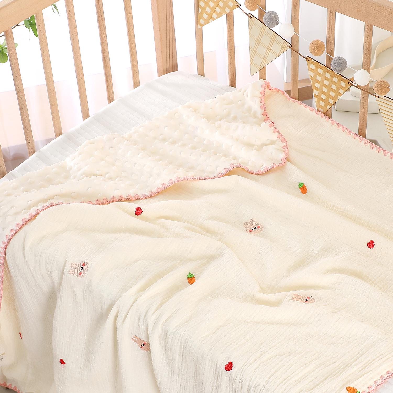 Всесезонное марлевое одеяло для новорожденных Baby Bean: Легкое одеяло для весны и осени, идеально подходит для сна в детском саду и при наличии кондиционера. 100*115cm/360g Baby Blanket
Всесезонное марлевое одеяло для новорожденных Baby Bean: Легкое одеяло для весны и осени, идеально подходит для сна в детском саду и при наличии кондиционера. 100*115cm/360g Baby Blanket
