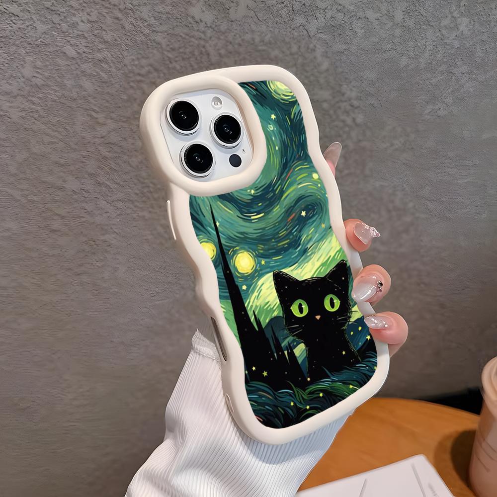 Luna Moon Cat Mobile Phone Case for iPhone 17 16 15 14 13 12 11 Air Pro Max Plus Wavy Edge TPU Colorful Cover Pretty Smartphone iPhone 12 Pro
Luna Moon Cat Mobile Phone Case for iPhone 17 16 15 14 13 12 11 Air Pro Max Plus Wavy Edge TPU Colorful Cover Pretty Smartphone iPhone 12 Pro
