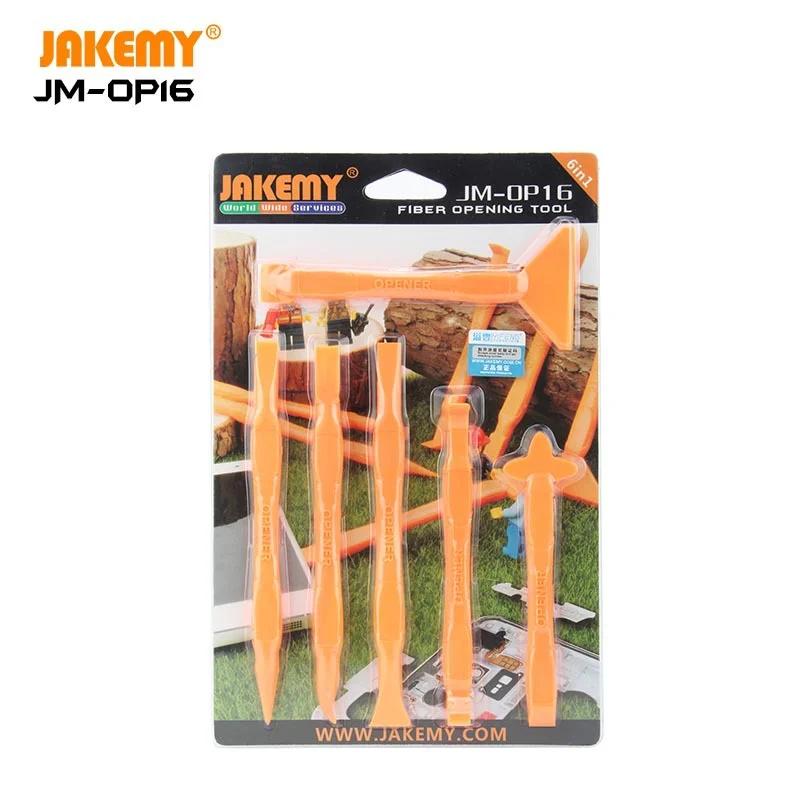 JAKEMY JM-OP16/15 6 in 1 Anti-static LCD Screen Pry Opening Tools for Mobile Phone Tablet High Toughness Prying Tools Set
JAKEMY JM-OP16/15 6 in 1 Anti-static LCD Screen Pry Opening Tools for Mobile Phone Tablet High Toughness Prying Tools Set