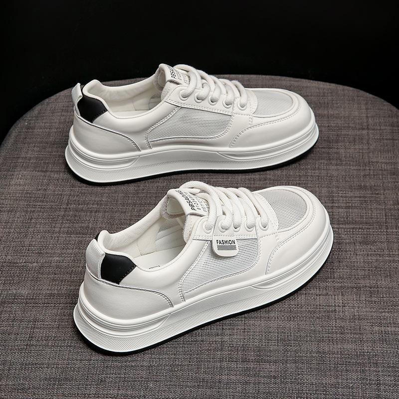 Leather mesh white shoes women s shoes 2025 spring and summer new breathable versatile thick-soled thin casual sports sneakers 40
Leather mesh white shoes women s shoes 2025 spring and summer new breathable versatile thick-soled thin casual sports sneakers 40