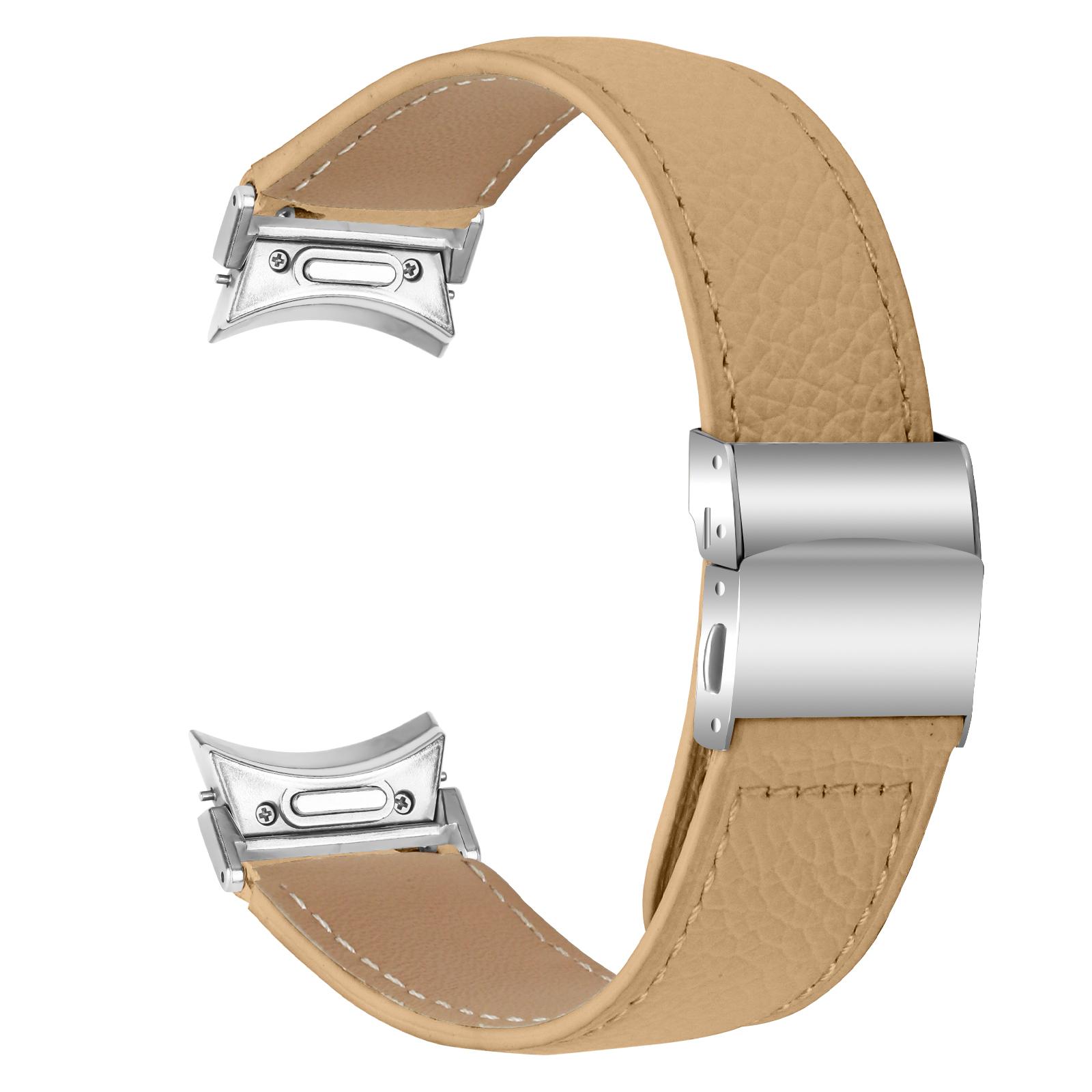 Wrist Strap with Silver Quick Release Connector For Samsung Galaxy Watch6/Watch6 Classic Genuine Leather Watch Band
Wrist Strap with Silver Quick Release Connector For Samsung Galaxy Watch6/Watch6 Classic Genuine Leather Watch Band