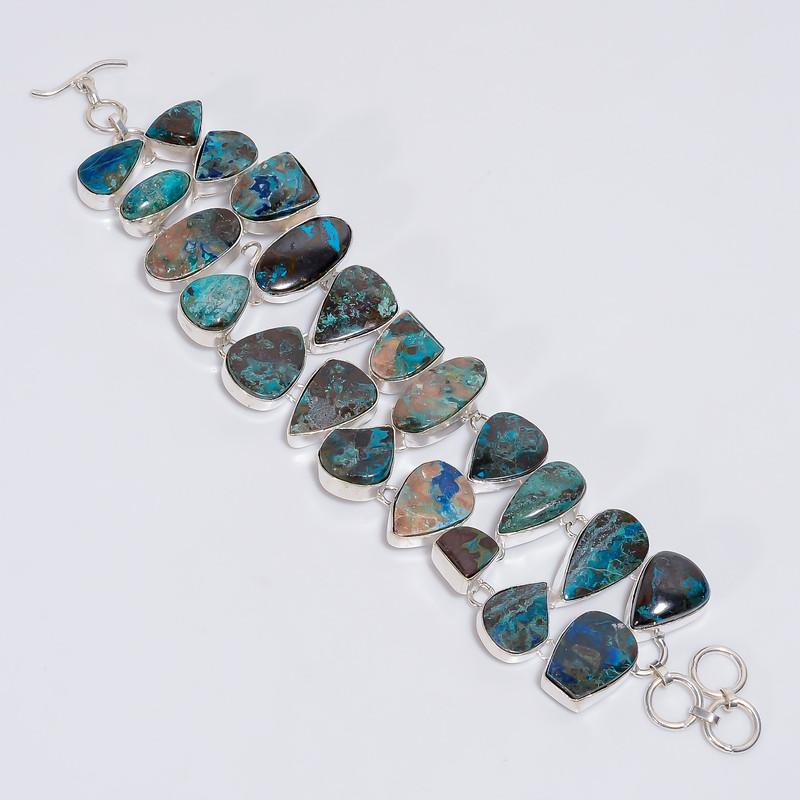 Immaculate Top Grade Qualite 100% Natural Chrysocolla Ethnic Style Handmade Jewelry 925 Steling Silver Plated Bracelet 8-9 WSJ-5150 8-9
Immaculate Top Grade Qualite 100% Natural Chrysocolla Ethnic Style Handmade Jewelry 925 Steling Silver Plated Bracelet 8-9 WSJ-5150 8-9