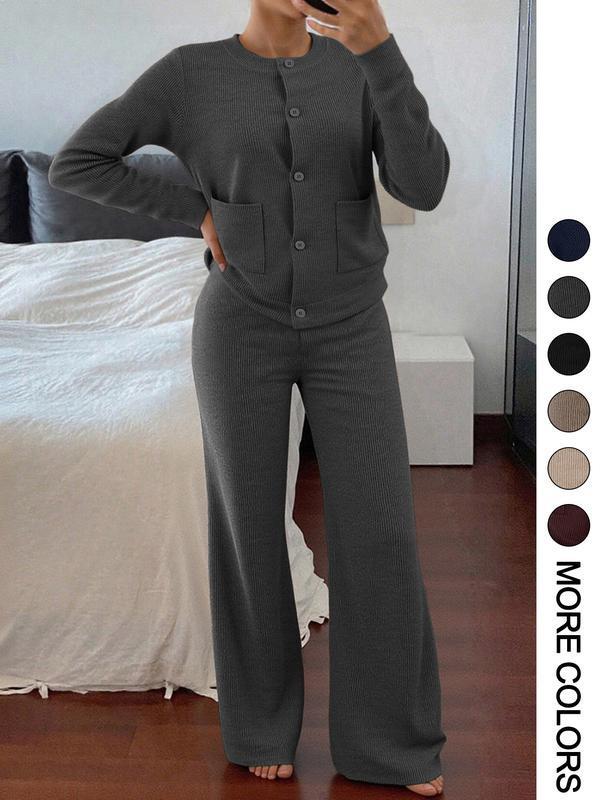 Women s Striped Casual Suit: Round Neck Long Sleeve T-shirt & Wide-Leg Pants for Autumn/Winter 2025 Europe & America. L (US Size)
Women s Striped Casual Suit: Round Neck Long Sleeve T-shirt & Wide-Leg Pants for Autumn/Winter 2025 Europe & America. L (US Size)