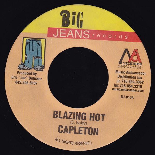 7inch Record CAPLETON - Blazing Hot BJ010 Big Jeans Recor 2001 Jamaica Reggae, Ska & Dub Used
7inch Record CAPLETON - Blazing Hot BJ010 Big Jeans Recor 2001 Jamaica Reggae, Ska & Dub Used
