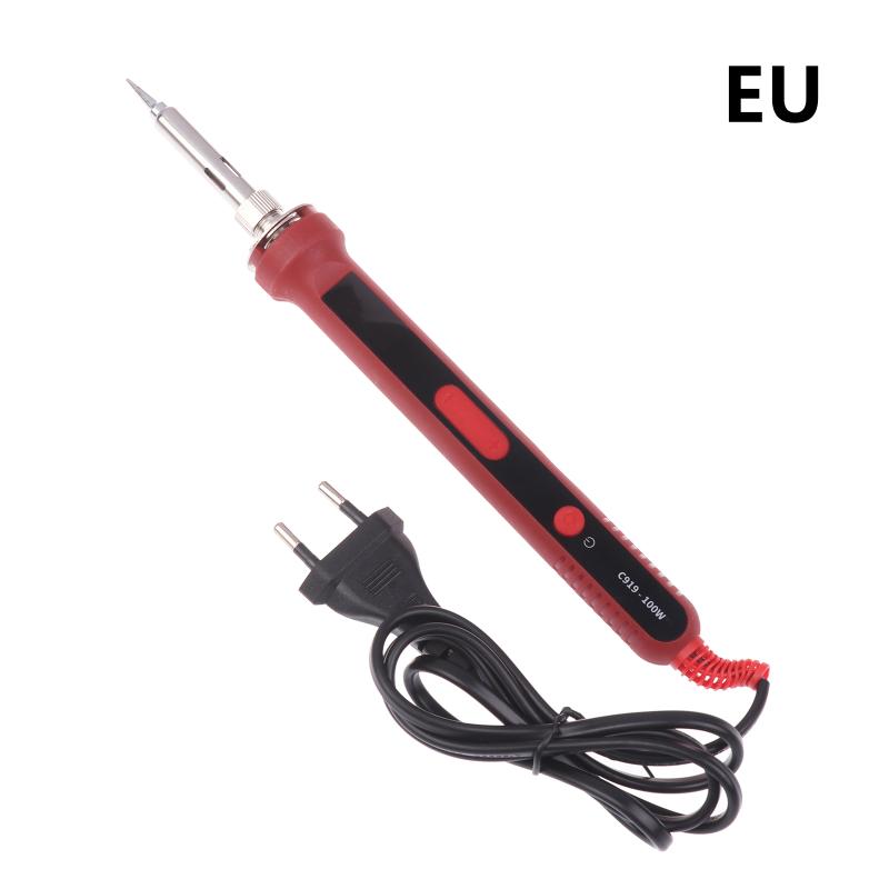 100W Digital Electric Soldering Iron Kit Set 220V Temperature Adjustable Welding Tool Ceramic Heater Soldering Tips Rework A1
100W Digital Electric Soldering Iron Kit Set 220V Temperature Adjustable Welding Tool Ceramic Heater Soldering Tips Rework A1