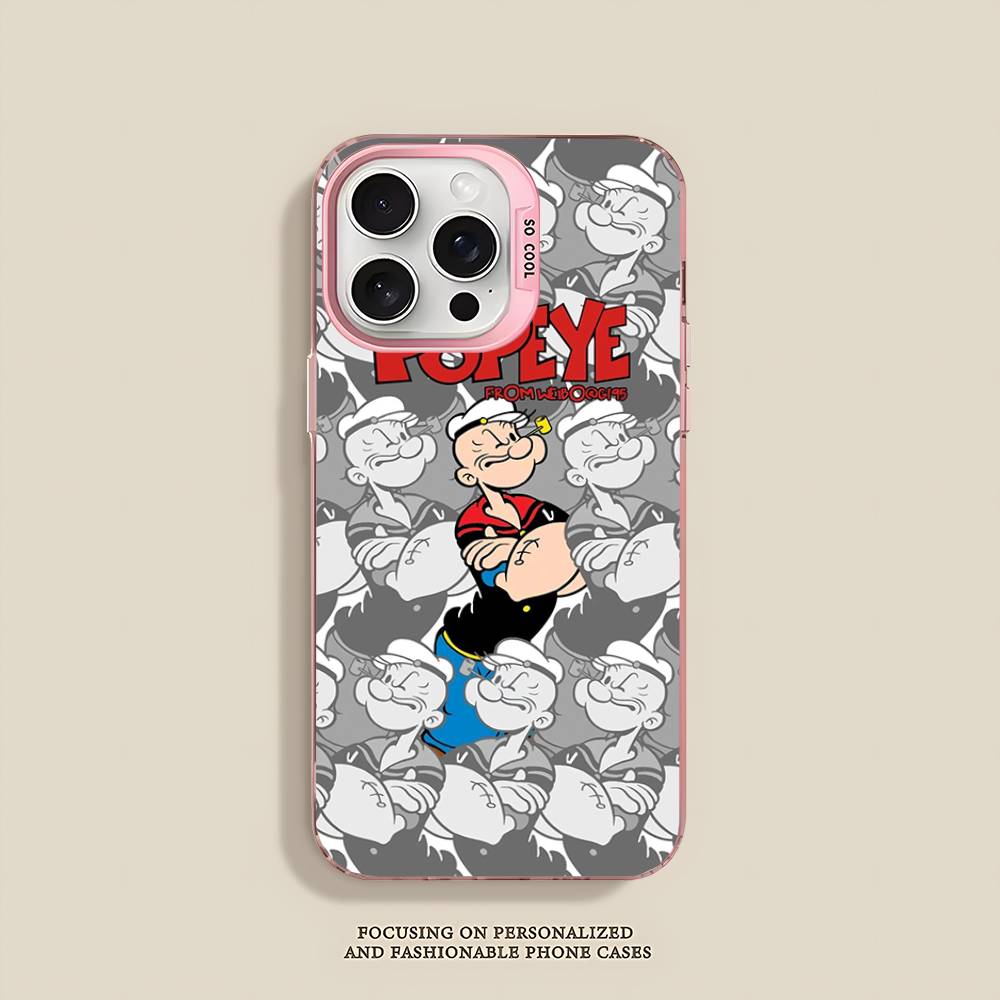Cute Cartoon P-Popeye Colorful Silver For iPhone 17 16 15 Pro Max 14 13 12 11 Pro Plus Phone Case iPhone 16pro max
Cute Cartoon P-Popeye Colorful Silver For iPhone 17 16 15 Pro Max 14 13 12 11 Pro Plus Phone Case iPhone 16pro max