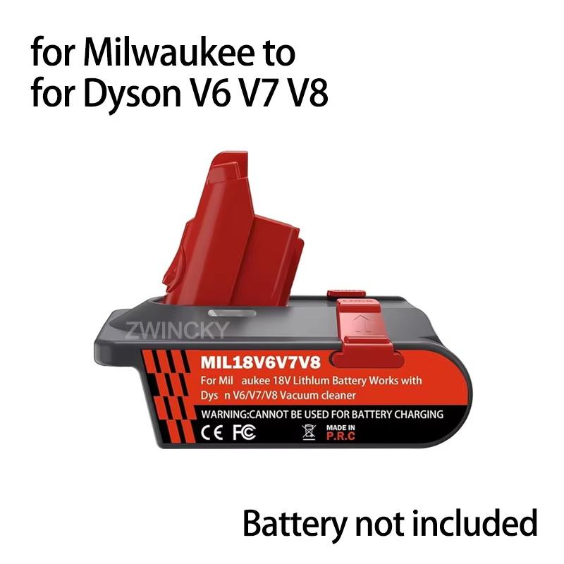 For Dyson Adapter For Dewalt For Makita/Milwaukee 18V Lithium Battery Convert to For Dyson V6 V7 V8 Series Vacuum Cleaner Tool
For Dyson Adapter For Dewalt For Makita/Milwaukee 18V Lithium Battery Convert to For Dyson V6 V7 V8 Series Vacuum Cleaner Tool