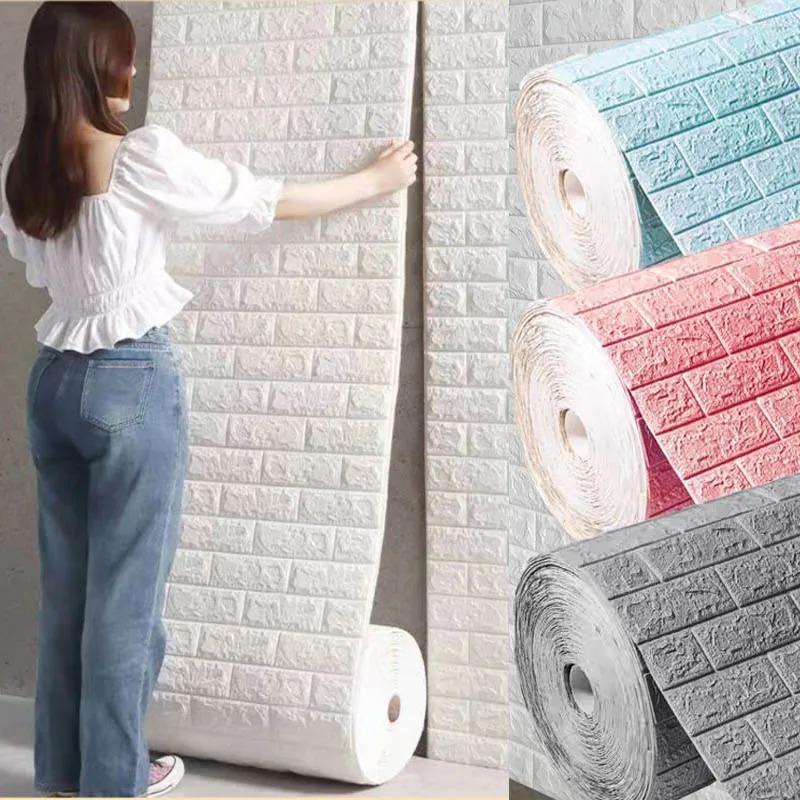 70cm*1m Waterproof Wall Stickers PVC Wall Wallpaper Bedroom 3d Decor Home and Decoration DIY Self-Adhesive Sticker Art Panels 70CMx1M
70cm*1m Waterproof Wall Stickers PVC Wall Wallpaper Bedroom 3d Decor Home and Decoration DIY Self-Adhesive Sticker Art Panels 70CMx1M