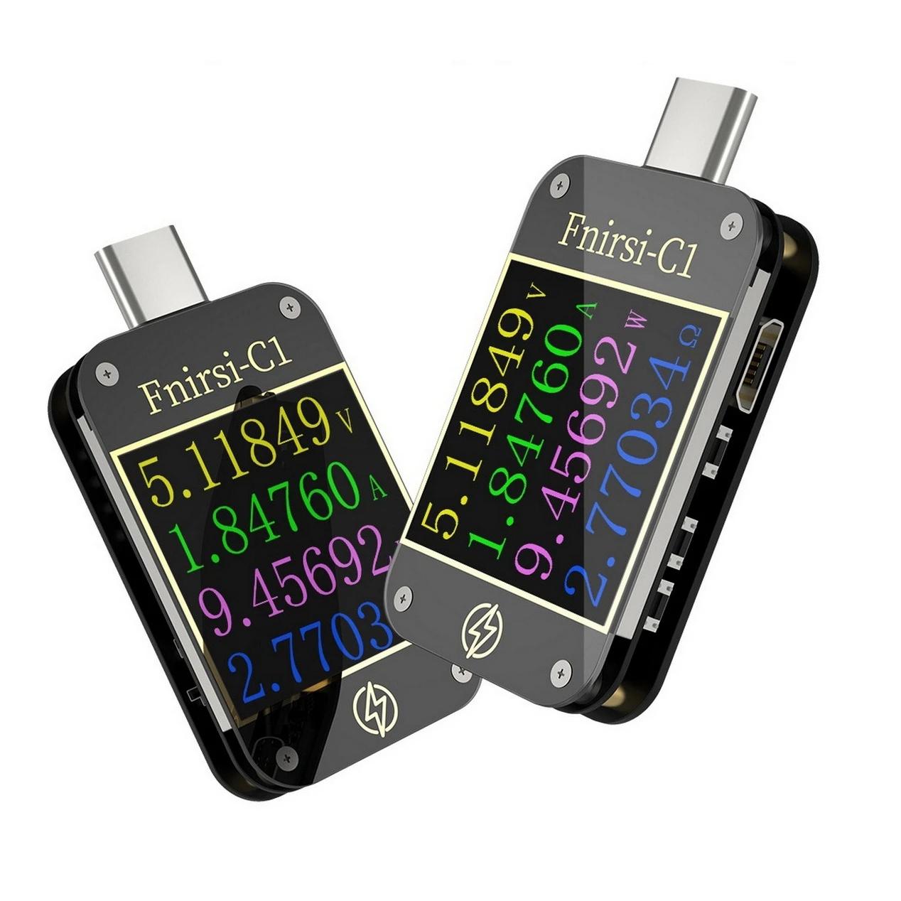 FNIRSI C1 Type C PD Trigger USB C Вольтметр Амперметр Тестовый измеритель протокола быстрой зарядки Тестер Power Bank с программным обеспечением для ПК
FNIRSI C1 Type C PD Trigger USB C Вольтметр Амперметр Тестовый измеритель протокола быстрой зарядки Тестер Power Bank с программным обеспечением для ПК