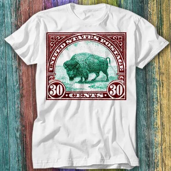 Antique 1923 U.S. American Buffalo Postage Stamp T Shirt Top Tee 560 3XL
Antique 1923 U.S. American Buffalo Postage Stamp T Shirt Top Tee 560 3XL