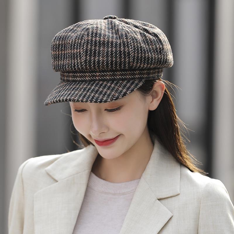 Women’s Houndstooth Wool Beret: Korean & Japanese Style Warm Navy Hat чорний
Women’s Houndstooth Wool Beret: Korean & Japanese Style Warm Navy Hat чорний