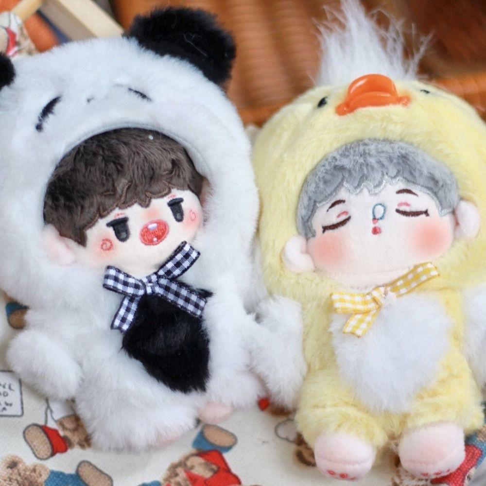 2 Styles Doll Clothes Mini Plush Jumpsuit New Panda Duck Jumpsuit 20cm Cotton Doll
2 Styles Doll Clothes Mini Plush Jumpsuit New Panda Duck Jumpsuit 20cm Cotton Doll