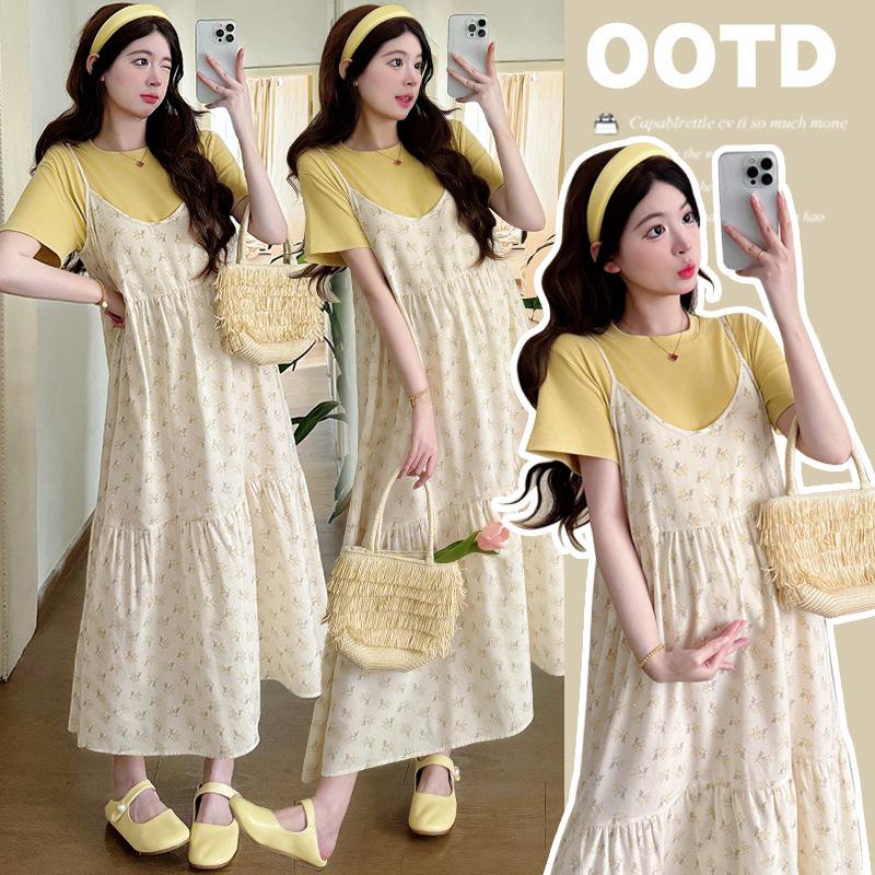 Summer 2026 Floral Sling Dress & Shorts Set for Expecting Moms 2XL
Summer 2026 Floral Sling Dress & Shorts Set for Expecting Moms 2XL