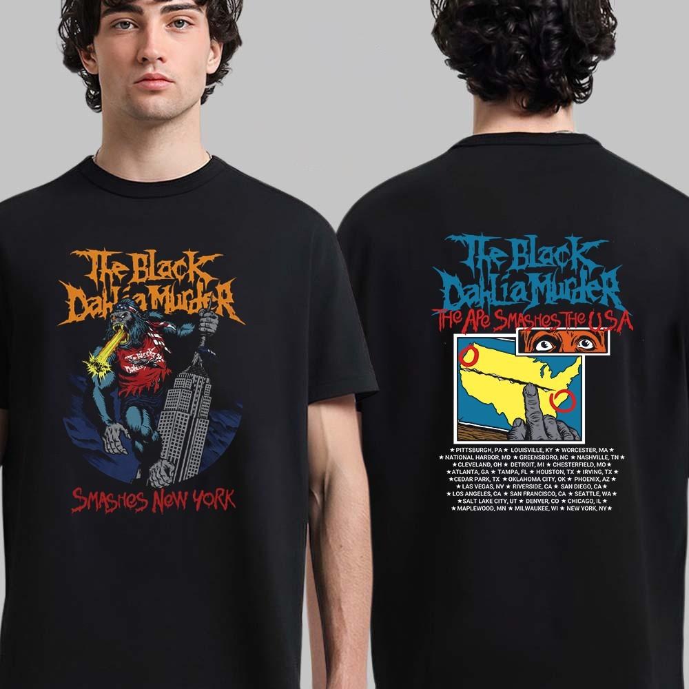 The Black Dahlia Murder The Ape Smashes The USA Cities Tour Schedule T-Shirt M
The Black Dahlia Murder The Ape Smashes The USA Cities Tour Schedule T-Shirt M