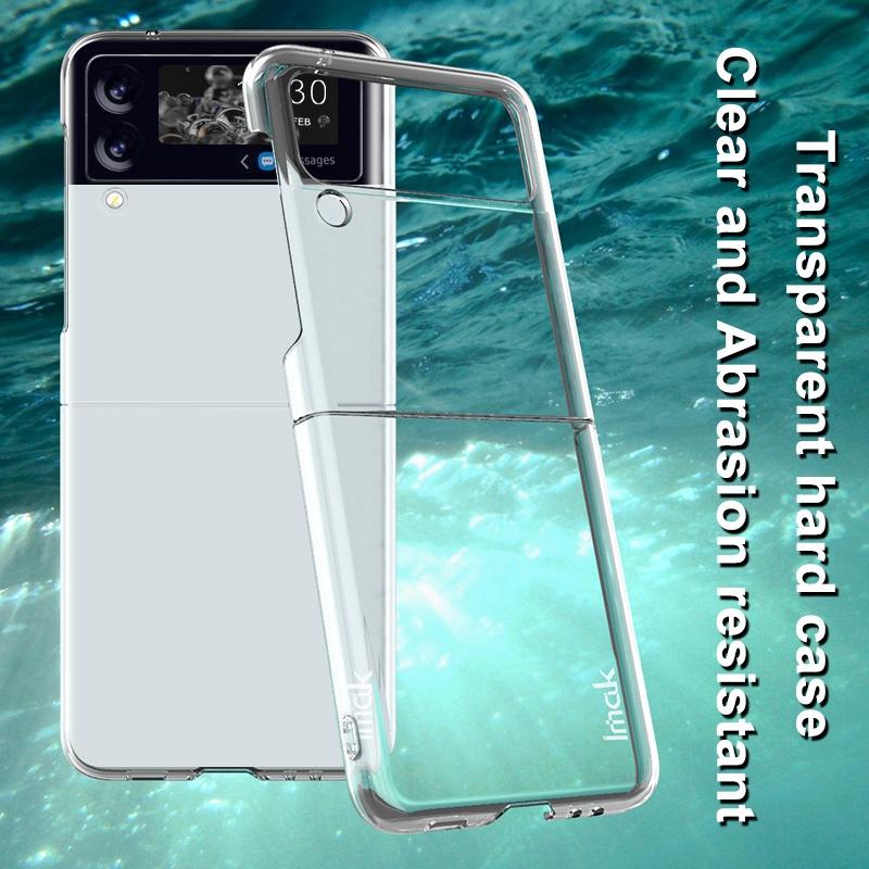 IMAK Air II Pro PC Phone Case for Samsung Galaxy Z Flip4 5G Crystal Clear Ultra Slim Anti-scratch Phone Cover (Upper Cover+Lower Cover) A
IMAK Air II Pro PC Phone Case for Samsung Galaxy Z Flip4 5G Crystal Clear Ultra Slim Anti-scratch Phone Cover (Upper Cover+Lower Cover) A
