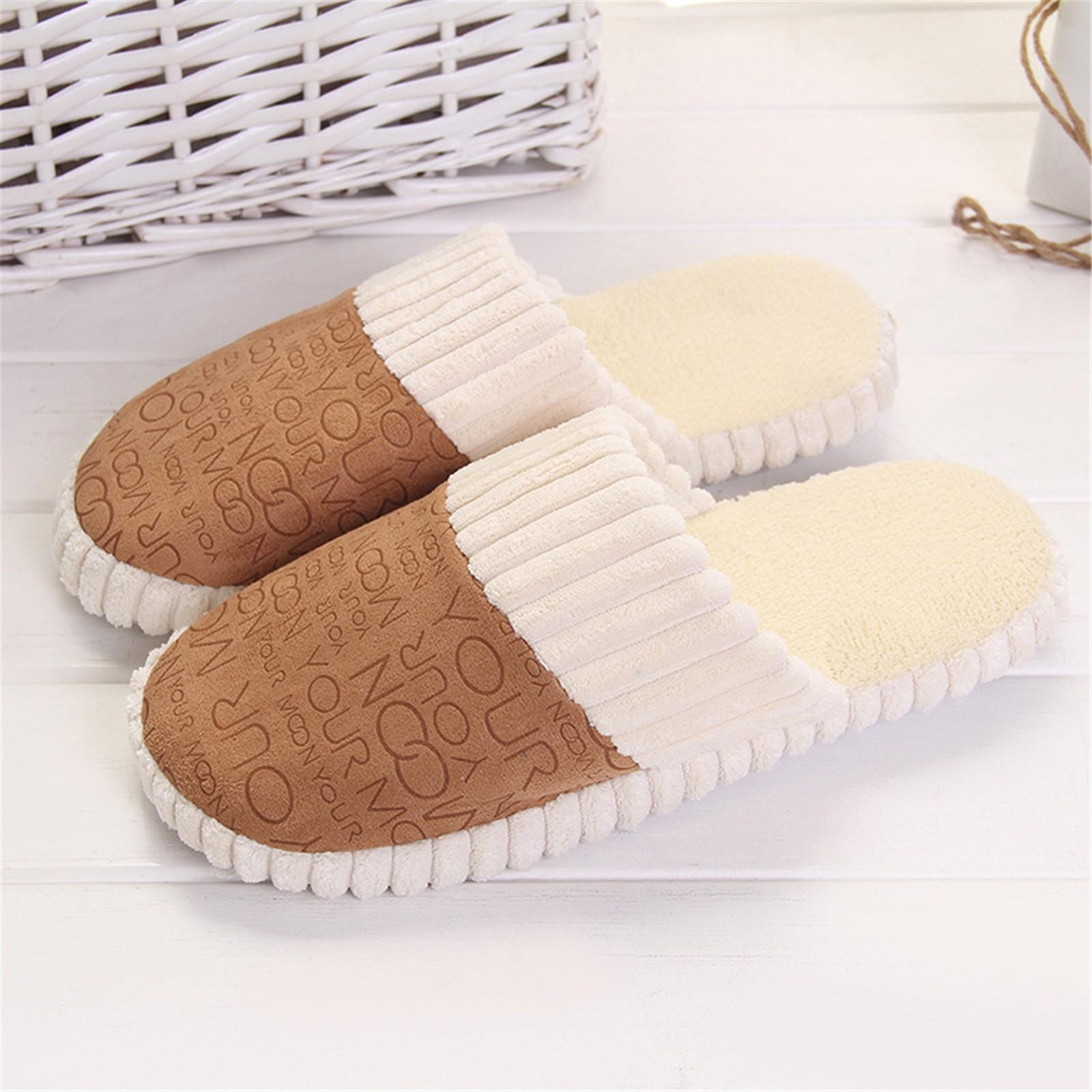 Модные хлопковые тапочки с буквенным принтом, зимние домашние домашние тапочки, хлопковые тапочки для пар 45 коричневый
Модные хлопковые тапочки с буквенным принтом, зимние домашние домашние тапочки, хлопковые тапочки для пар 45 коричневый