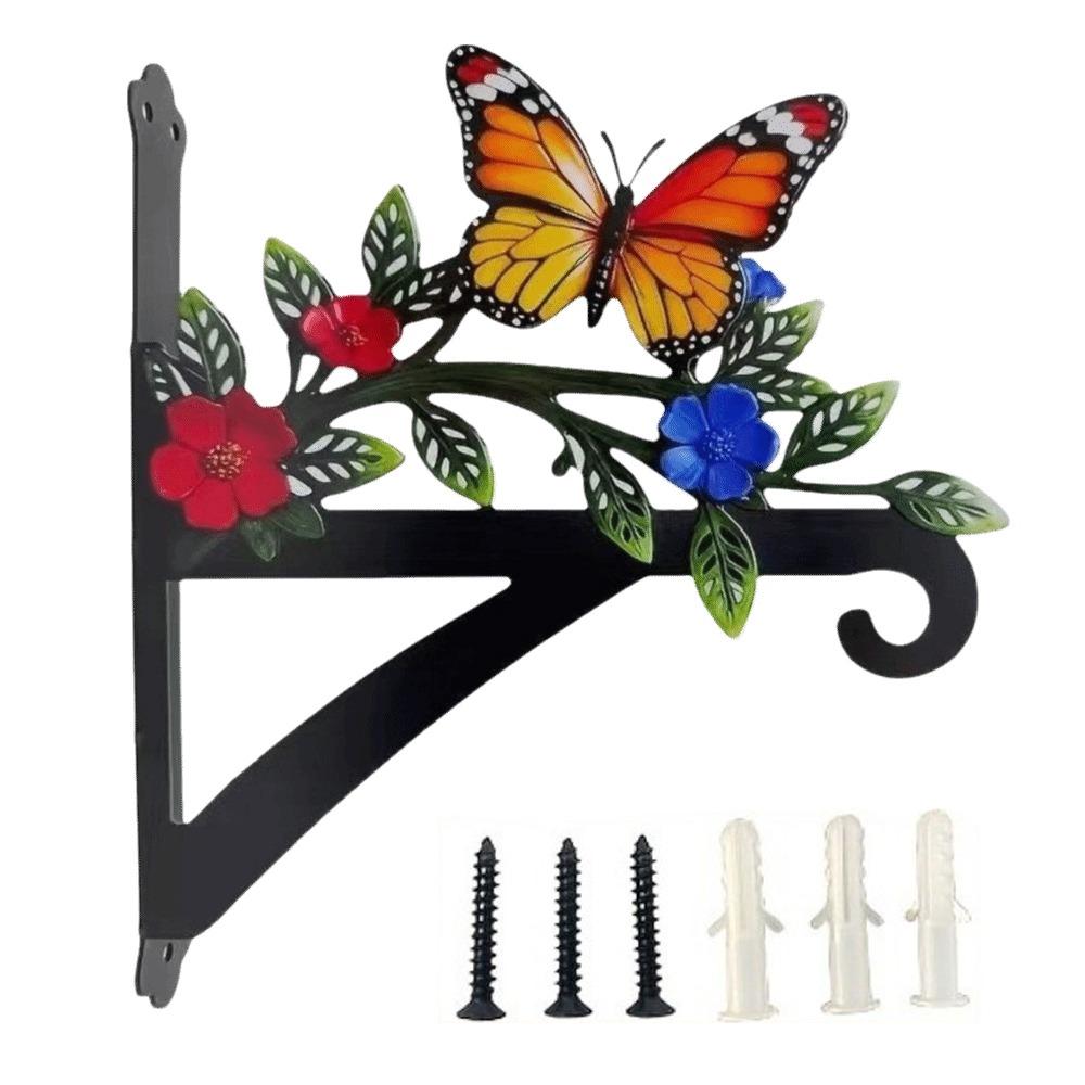 Rust-Proof Hanging Bracket Outdoor Indoor Metal Decorative Rack Wall-mounted Hanger Courtyard Butterfly
Rust-Proof Hanging Bracket Outdoor Indoor Metal Decorative Rack Wall-mounted Hanger Courtyard Butterfly