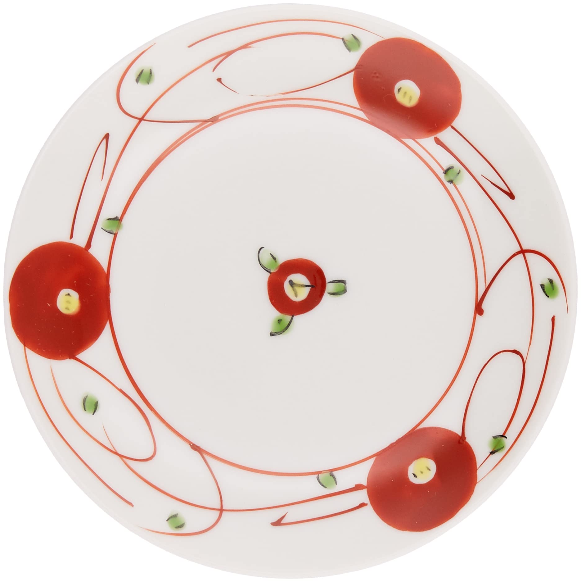 Saikai Pottery Small Flower Plate 63282 (Saikaitoki) Red-painted 3.5-inch
Saikai Pottery Small Flower Plate 63282 (Saikaitoki) Red-painted 3.5-inch