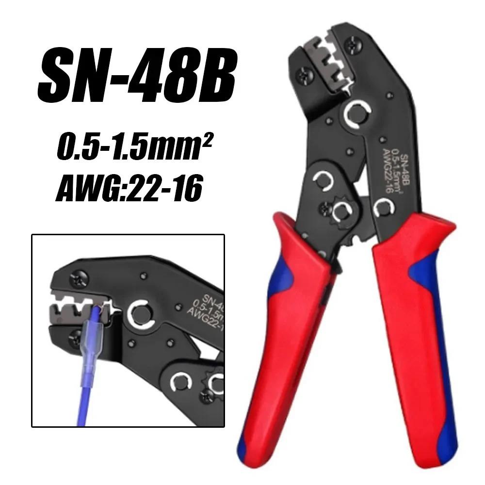 Waterproof Crimping Pliers SN Multifunctional Ratcheting Crimping Tool Wire Crimper Plumbing SN-02C-190-0.5~2.5mm²
Waterproof Crimping Pliers SN Multifunctional Ratcheting Crimping Tool Wire Crimper Plumbing SN-02C-190-0.5~2.5mm²