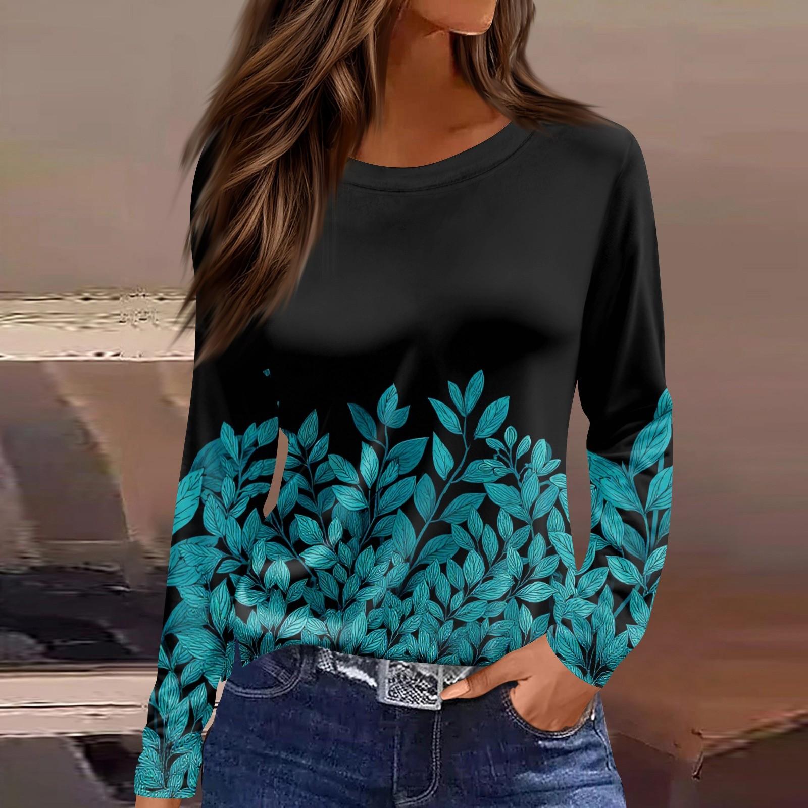 Женский повседневный топ с длинным рукавом и принтом, с круглым вырезом L
Женский повседневный топ с длинным рукавом и принтом, с круглым вырезом L