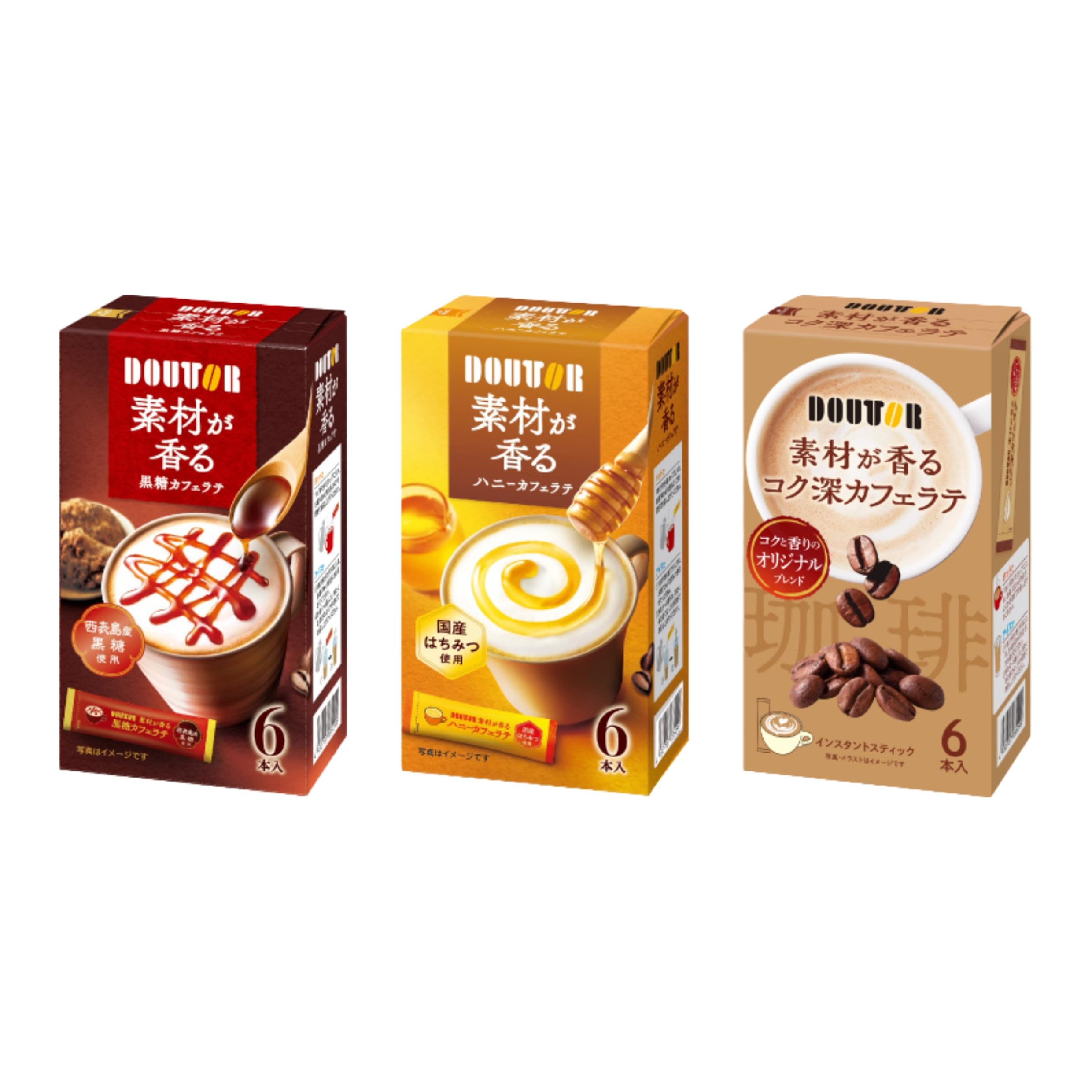 Doutor Ingredient Ароматизированный кофе латте сахарный медовый стик 14 г 6 штук x 3 штуки набор (Коричневый Рич)
Doutor Ingredient Ароматизированный кофе латте сахарный медовый стик 14 г 6 штук x 3 штуки набор (Коричневый Рич)