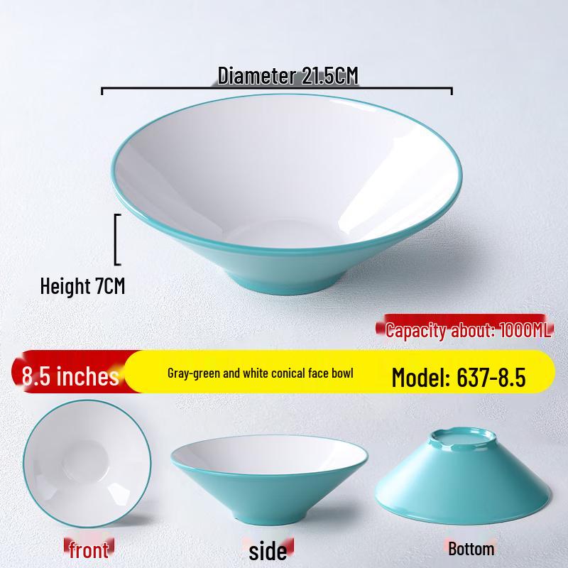 8.5-inch Melamine Ramen Noodle Bowl
8.5-inch Melamine Ramen Noodle Bowl