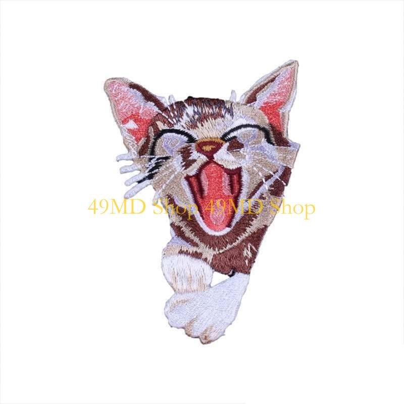 49MD Decorative Cats Cloth Patches Halloween Costume Patches Embroidery Appliques for Creative Clothing Ideas
49MD Decorative Cats Cloth Patches Halloween Costume Patches Embroidery Appliques for Creative Clothing Ideas