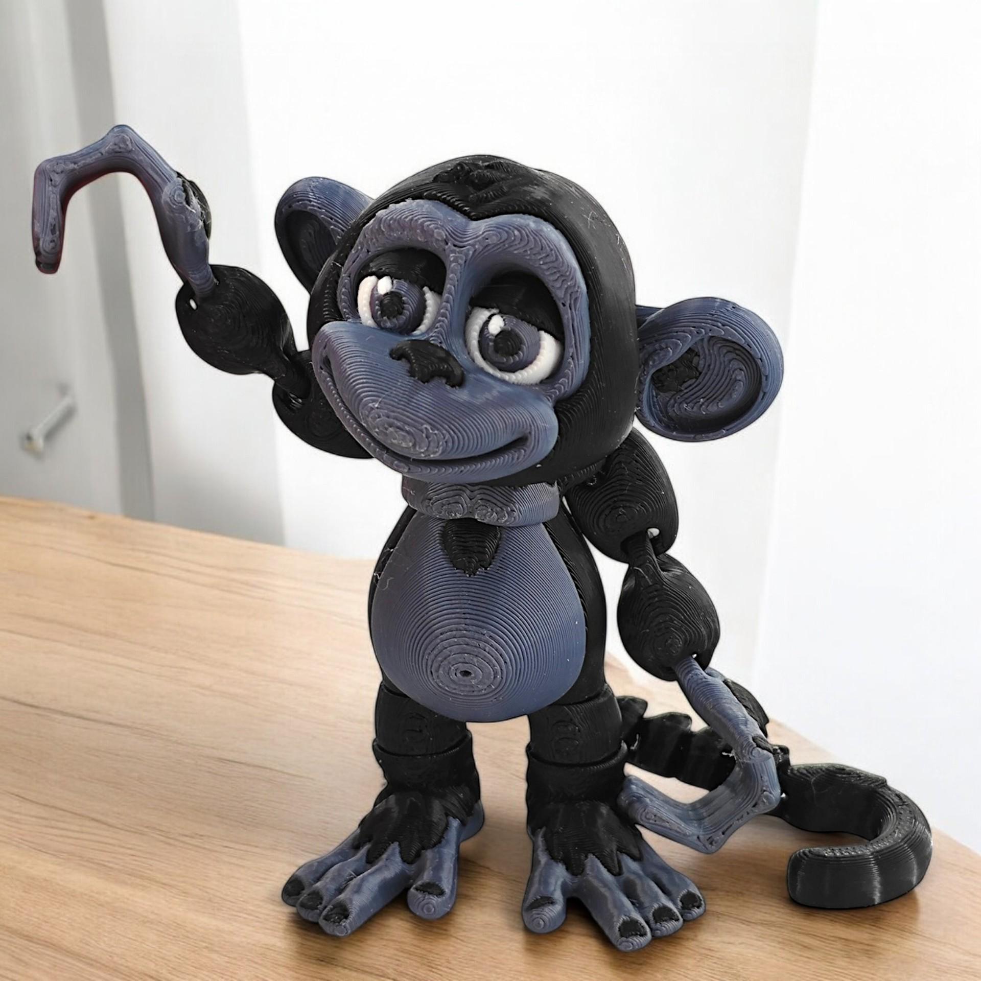 Кулон-подвеска «Банан и обезьяна», напечатанный на 3D-принтере - Трендовый дизайн с животным
Кулон-подвеска «Банан и обезьяна», напечатанный на 3D-принтере - Трендовый дизайн с животным