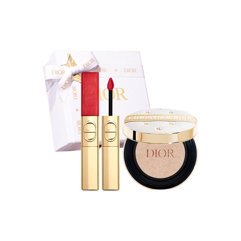 DIOR Cushion Three-piece set: dual-effect lip glaze 999 + lucky star cannage pattern outer box + 0N glossy refill
DIOR Cushion Three-piece set: dual-effect lip glaze 999 + lucky star cannage pattern outer box + 0N glossy refill