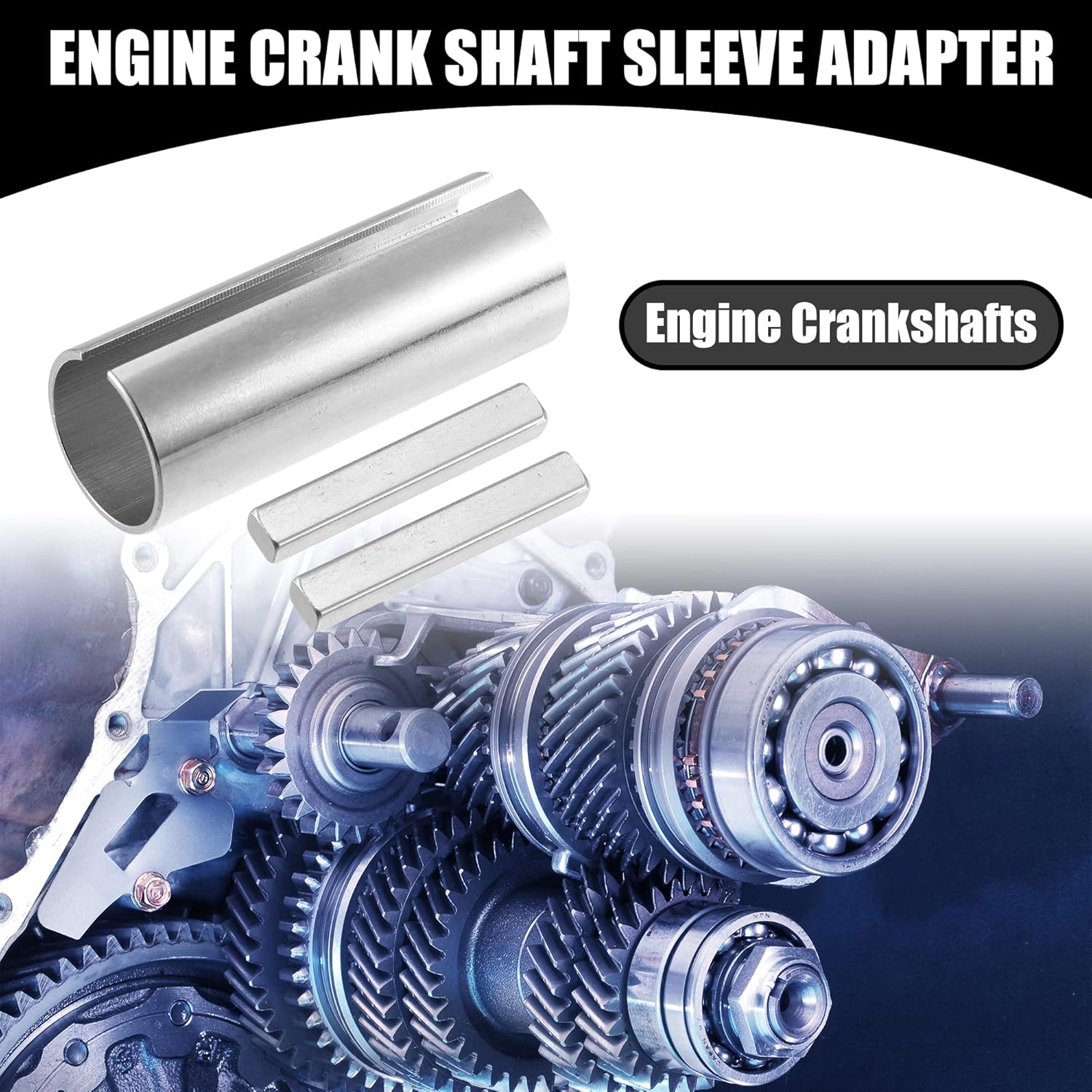 1 to 9/8 Inch Gas Engine Crank Shaft Adapter Taper, Sleeve Shaft Sleeve Adapter for Engines
1 to 9/8 Inch Gas Engine Crank Shaft Adapter Taper, Sleeve Shaft Sleeve Adapter for Engines