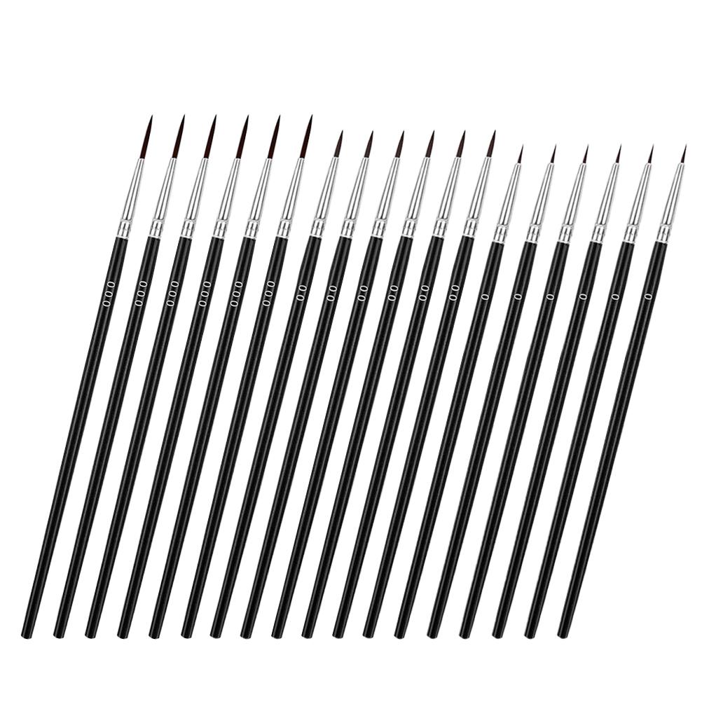 30 Pcs Painting Brush Set With Assorted Tips For Watercolor Acrylic Oil Miniature Brushes Detail Tool Paintbrush Kit чорний
30 Pcs Painting Brush Set With Assorted Tips For Watercolor Acrylic Oil Miniature Brushes Detail Tool Paintbrush Kit чорний