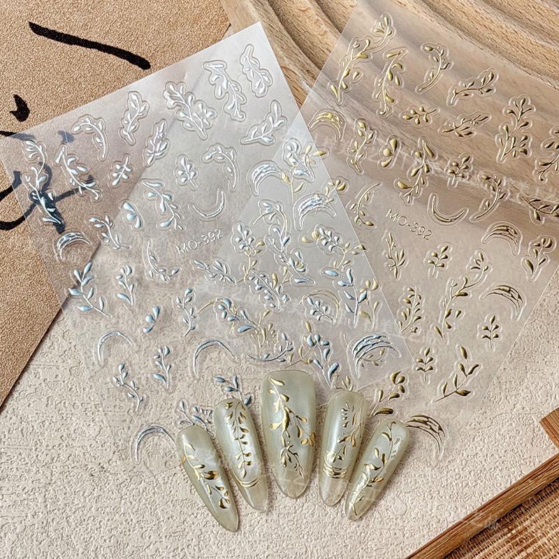 Spring/Summer 2025 Chinese Style Golden Branch & Jade Leaf Butterfly Nail Art Stickers
Spring/Summer 2025 Chinese Style Golden Branch & Jade Leaf Butterfly Nail Art Stickers