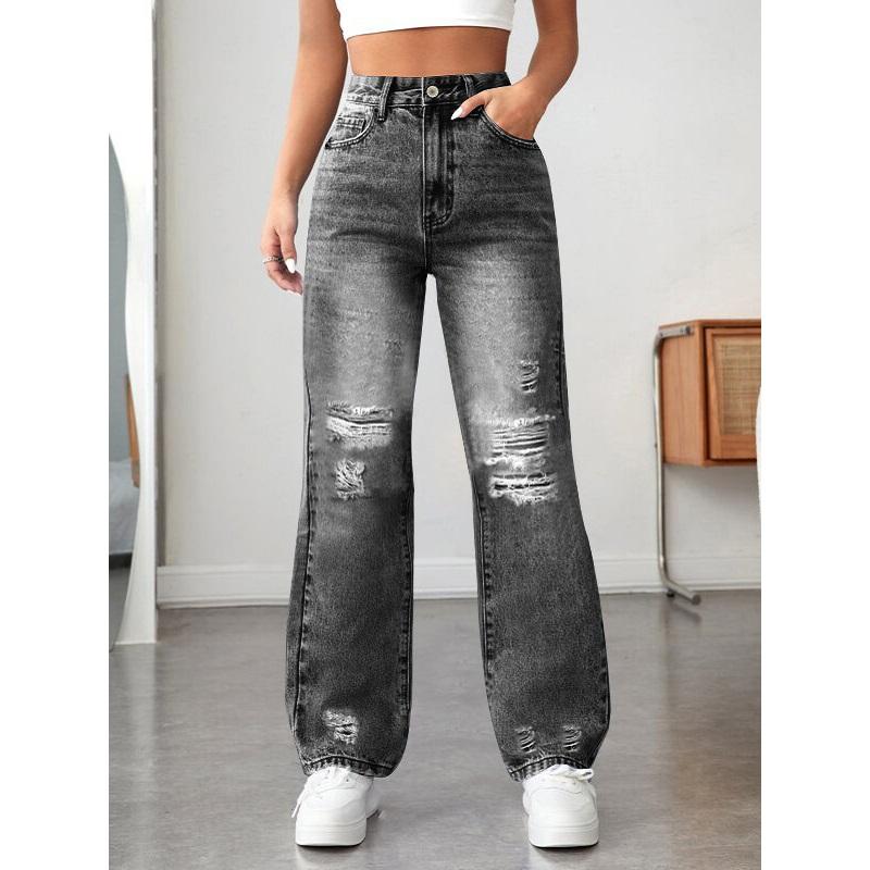 Женские прямые джинсы из денима, женские джинсы с высокой талией, рваными дырами, уличная одежда, мешковатые джинсовые брюки S
Женские прямые джинсы из денима, женские джинсы с высокой талией, рваными дырами, уличная одежда, мешковатые джинсовые брюки S
