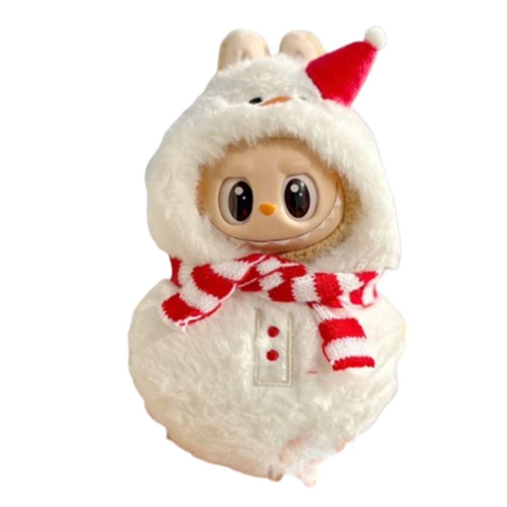 1 set Snowman Set Sitting Labubu Doll Clothes Dress Up 17cm Plush Doll s Clothes Kids Girls Toys білий
1 set Snowman Set Sitting Labubu Doll Clothes Dress Up 17cm Plush Doll s Clothes Kids Girls Toys білий