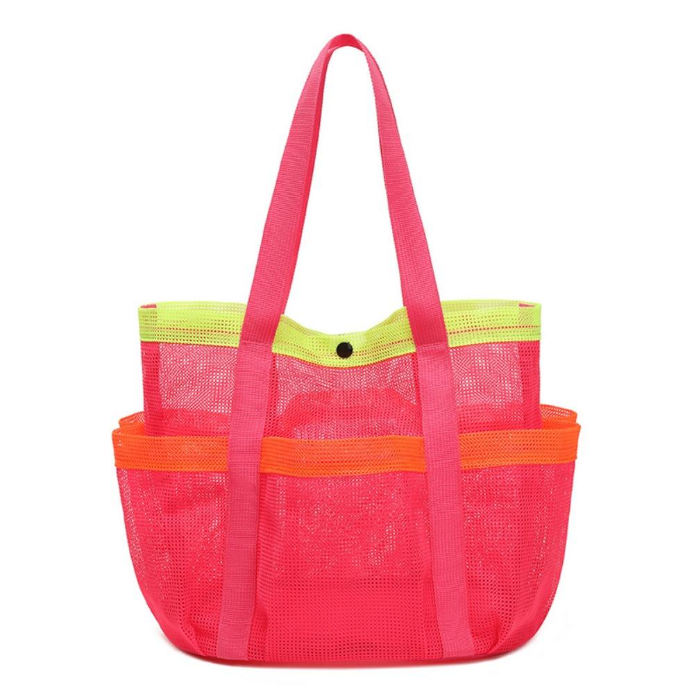 Портативна пляжна сумка-тоут, складана, швидкосохнуча сітчаста пляжна сумка для зберігання, дихаюча, великої місткості, косметичка червоний
Портативна пляжна сумка-тоут, складана, швидкосохнуча сітчаста пляжна сумка для зберігання, дихаюча, великої місткості, косметичка червоний
