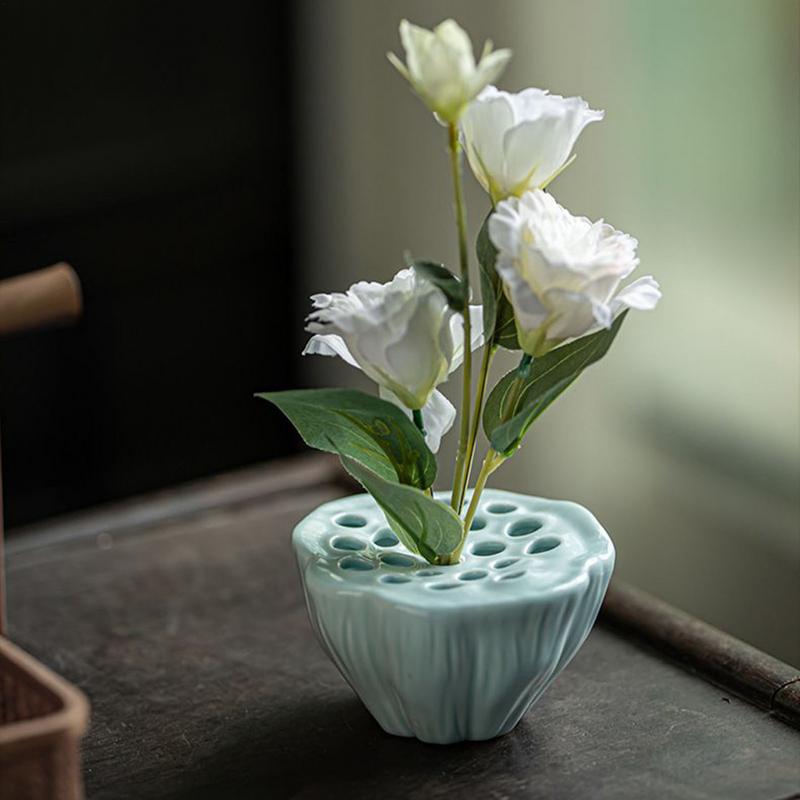 Ceramic lotus flower holder Zen lotus flower vase Flower Arrangement Holder ceramic flower hydroponic container Home Decoration рожевий
Ceramic lotus flower holder Zen lotus flower vase Flower Arrangement Holder ceramic flower hydroponic container Home Decoration рожевий